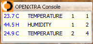 OPENXTRA Console Screenshot