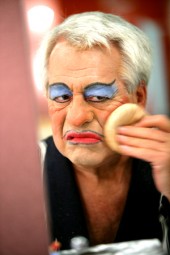 Actor in makeup